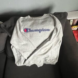 Champion Gray Crewneck Sweater